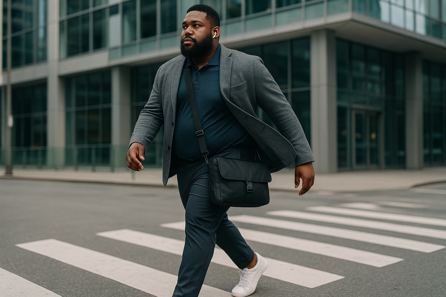 Grote maten herenkleding sportieve look