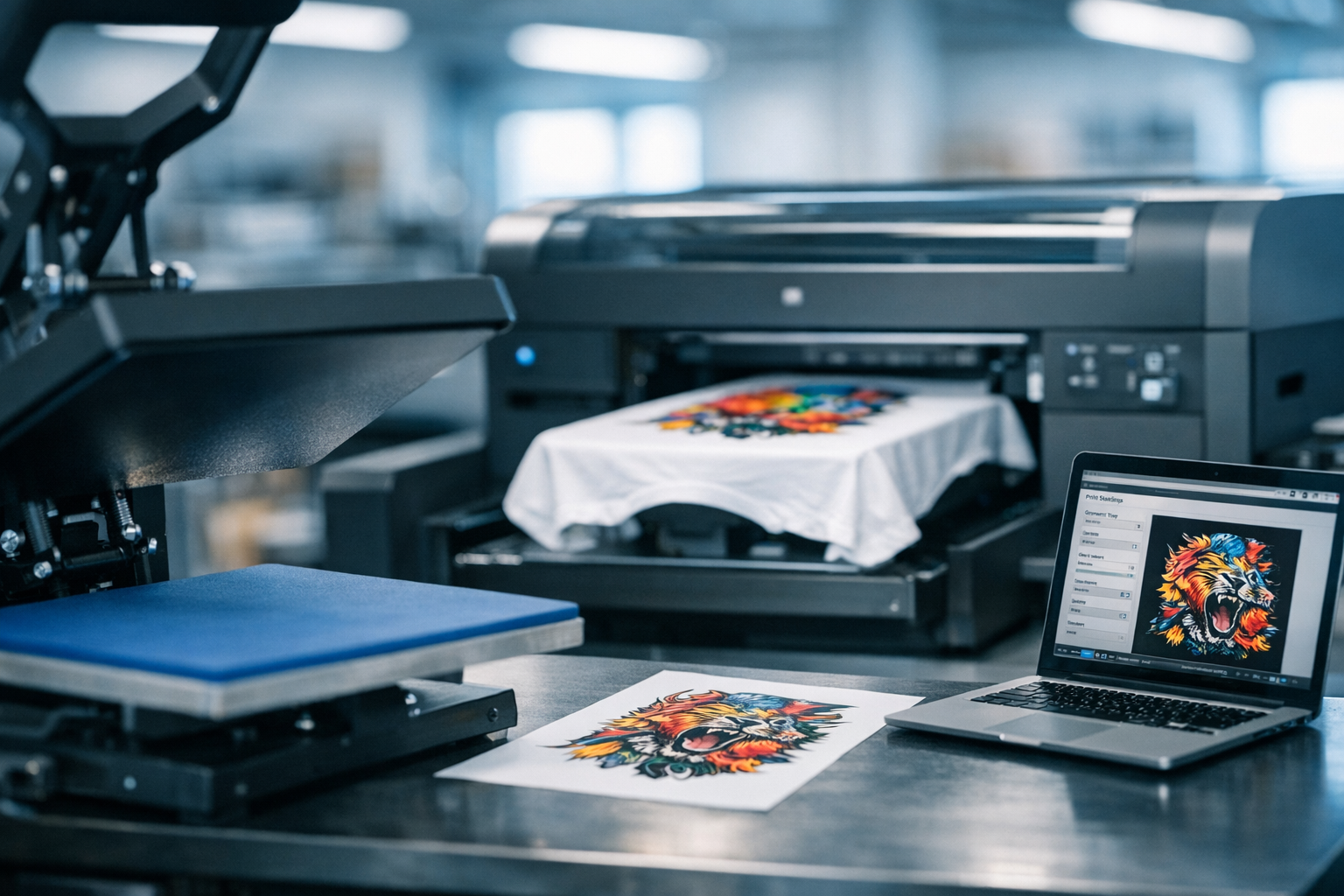 Vergelijking druktechnieken voor textiel