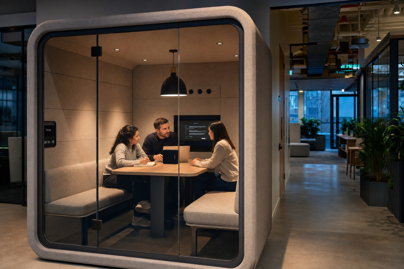 Vergaderpod kantoor